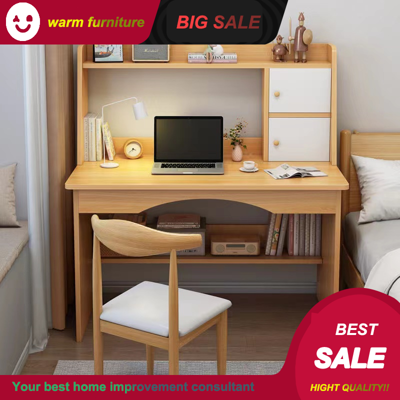 Study, office desk, desktop computer, office desk, home bedroom drawer ...