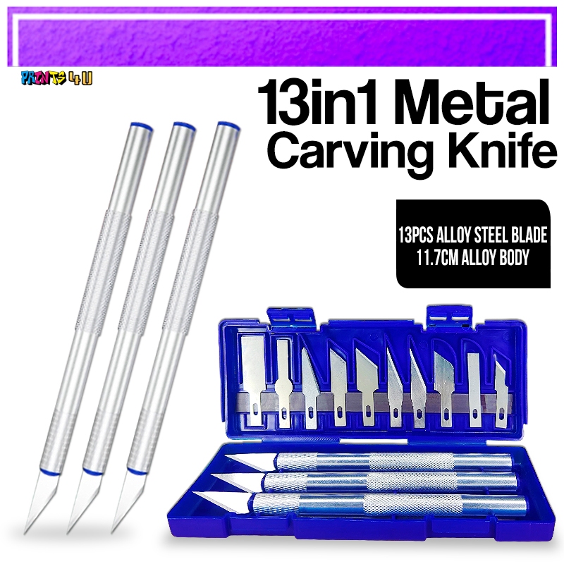 13in1 Carving Knife Hand Tools 13pcs Utility Precision Knife Set Tool ...