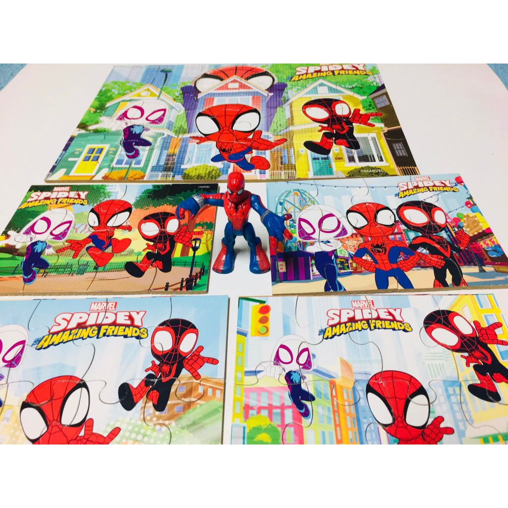 Spidey Amazing Friends 5- in 1 Wooden Puzzle | Shopee Philippines