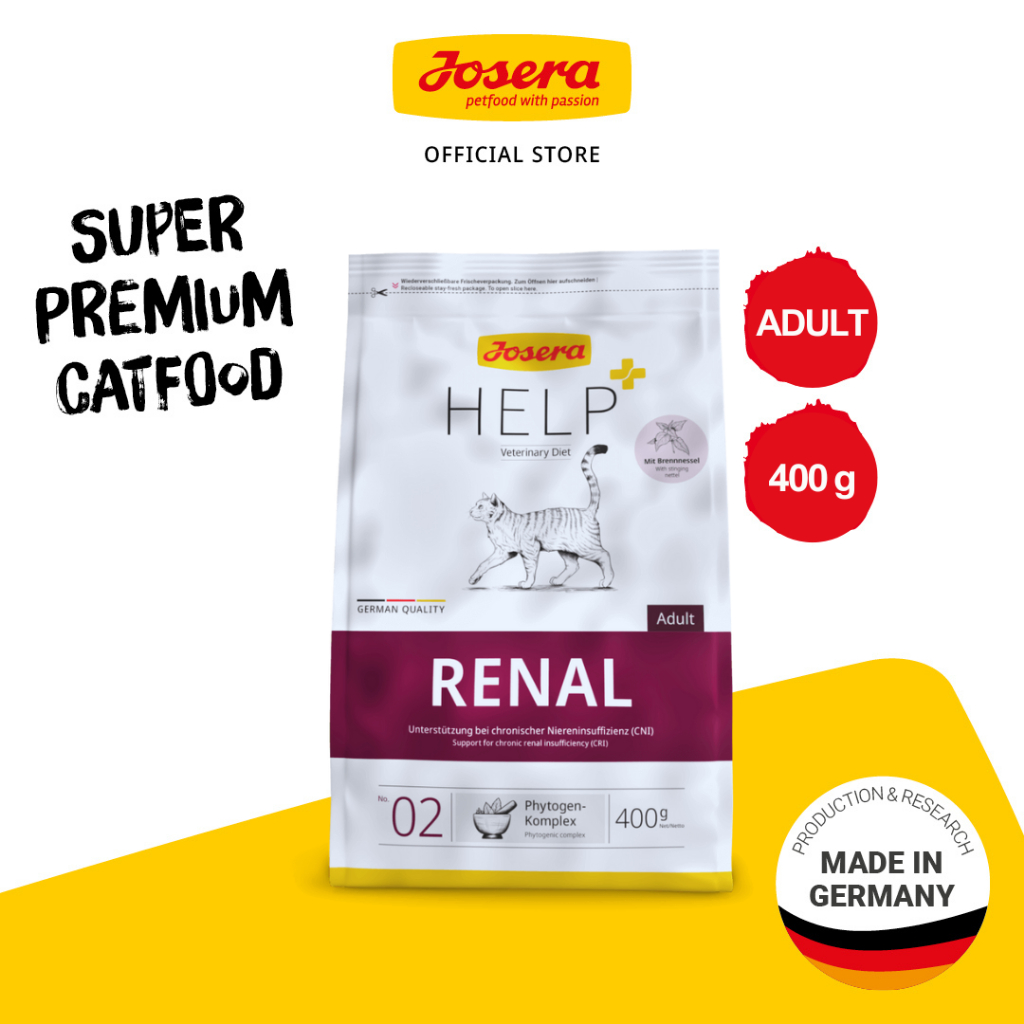 JOSERA HELP Renal Cat Food Dry (400g) Veterinary Diet for Cats with