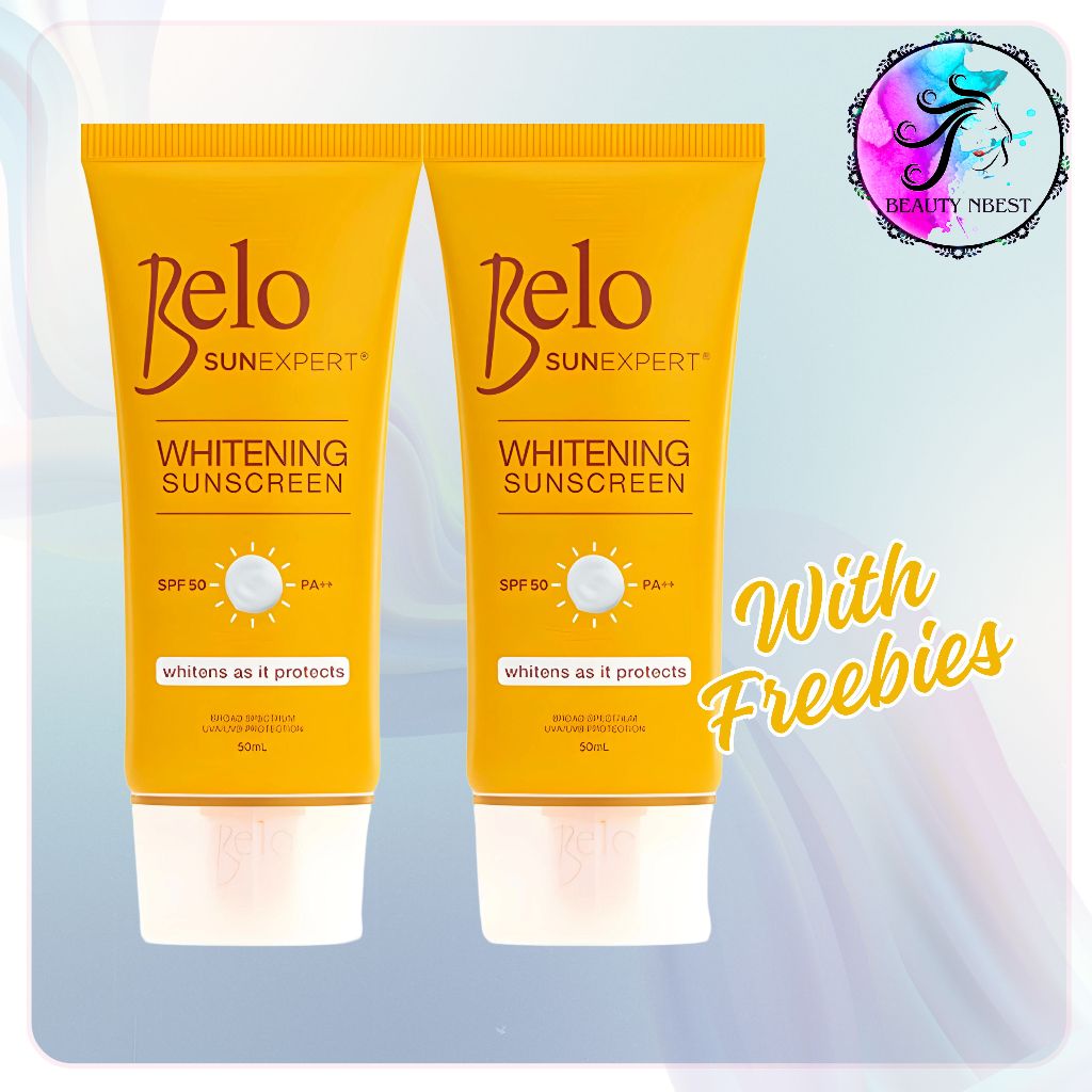 Belo SunExpert Whitening Sunscreen SPF50 Buy1 Take1 + Freebies | Shopee ...
