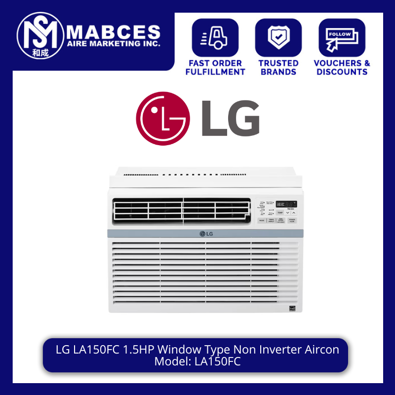 LG LA150FC 1.5HP Window Type Non Inverter Aircon | Shopee Philippines