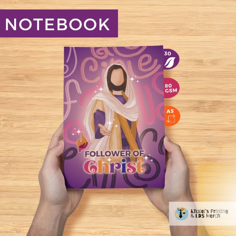 FSY 2024 inspired Follower of Christ A5 Notebook Manual Cutting LDS