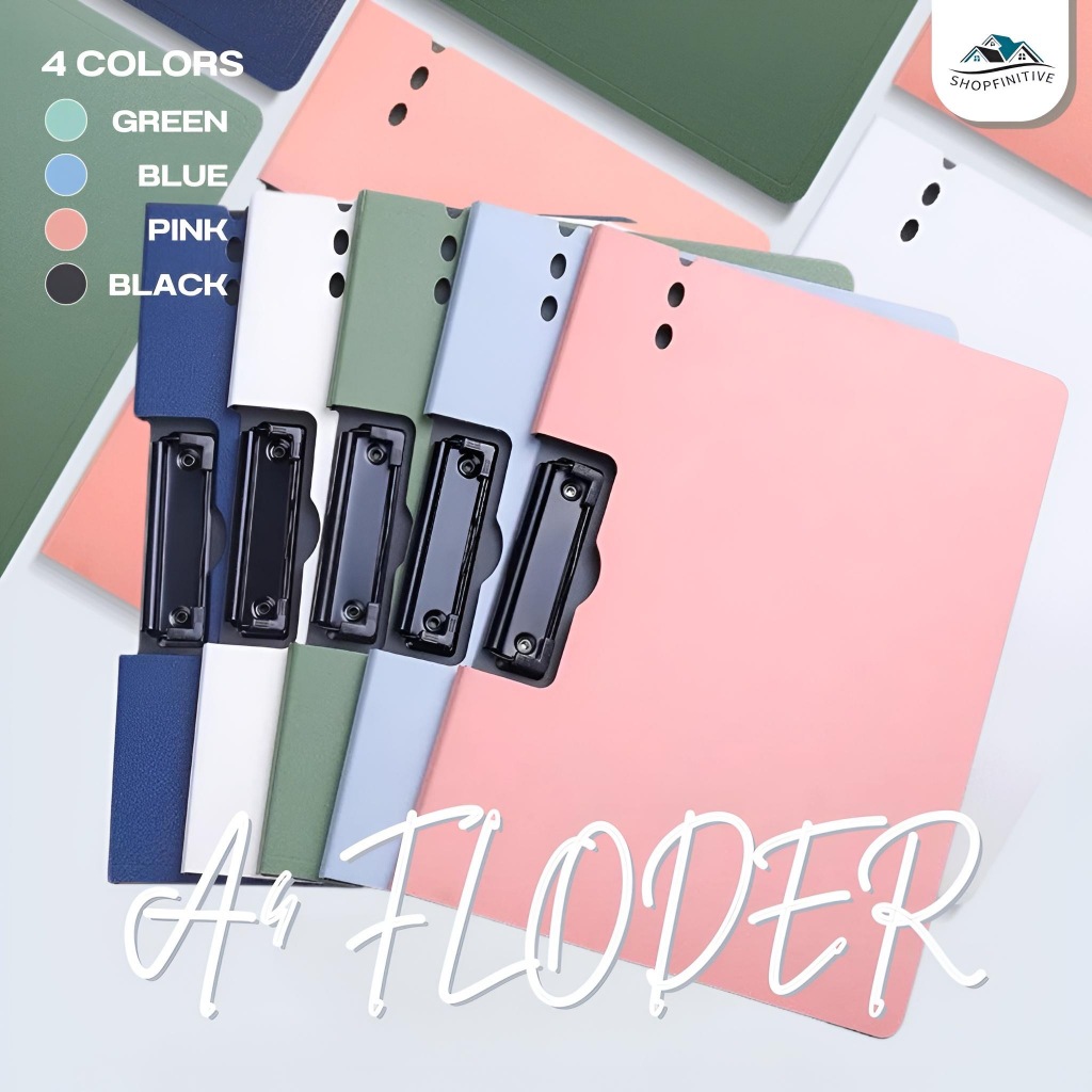 File Folder A4 File Clip Signing Writing Board Document Holder School ...