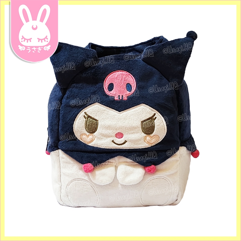 Sanrio Cheeky Charming Kuromi Chubby Cube Plush Handbag | Shopee ...