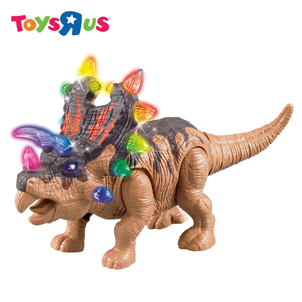 Stomp & Chomp Battery Operated Triceratops (Brown) | Shopee Philippines