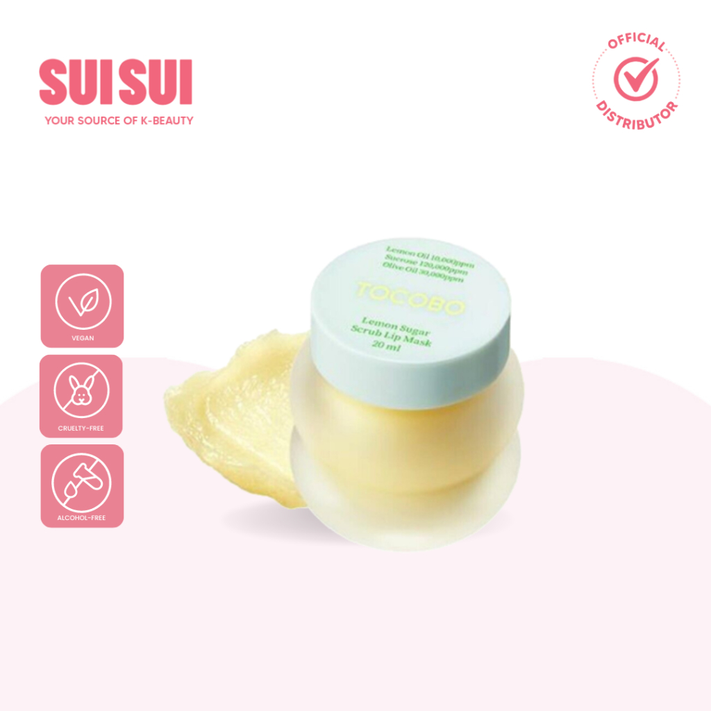 Tocobo Lemon Sugar Scrub Lip Mask 20ml