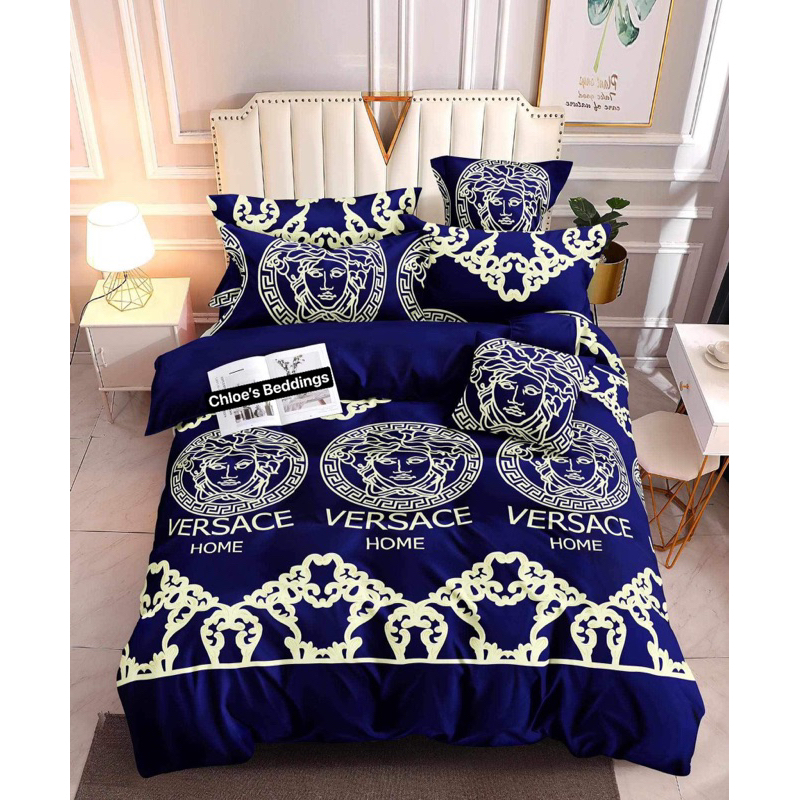 Chloes Beddings versace design 3in1 Canadian cotton bedsheet. Fully ...