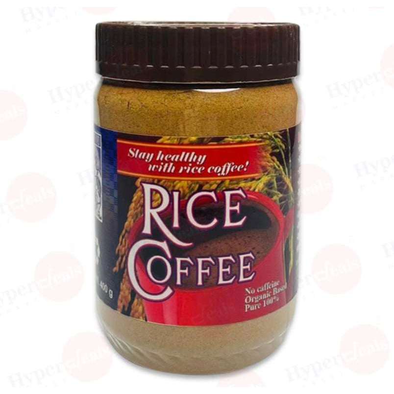 ORGANIC BROWN RICE COFFEE No Caffeine 400grams Jar / 450grams Pack ...