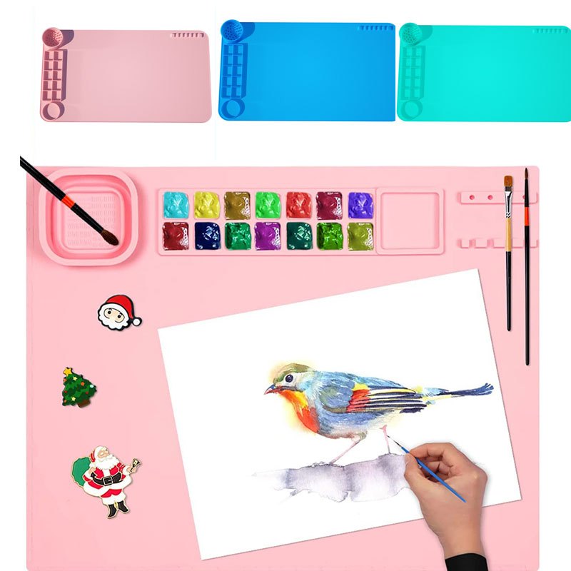 Silicone Drawing Mat, Drawing Board For Kids Children Silicone Placemat ...