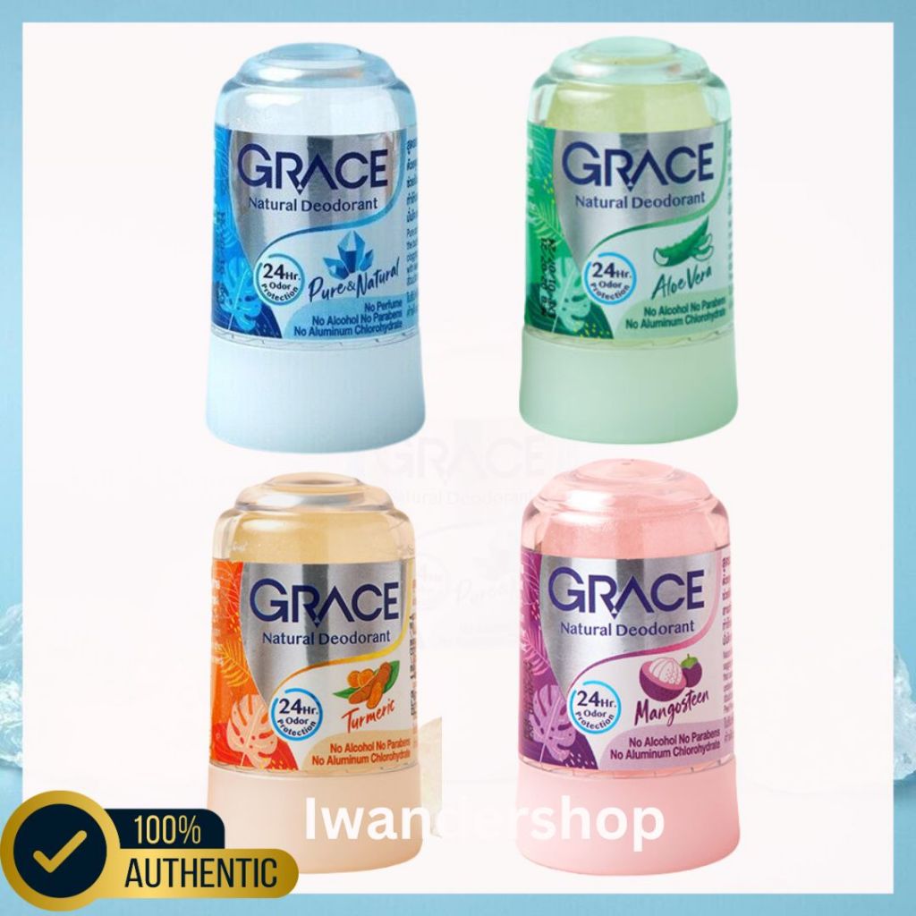 ORIGINAL GRACE NATURAL DEODORANT 24 hours ODOR PROTECTION 70g FROM ...