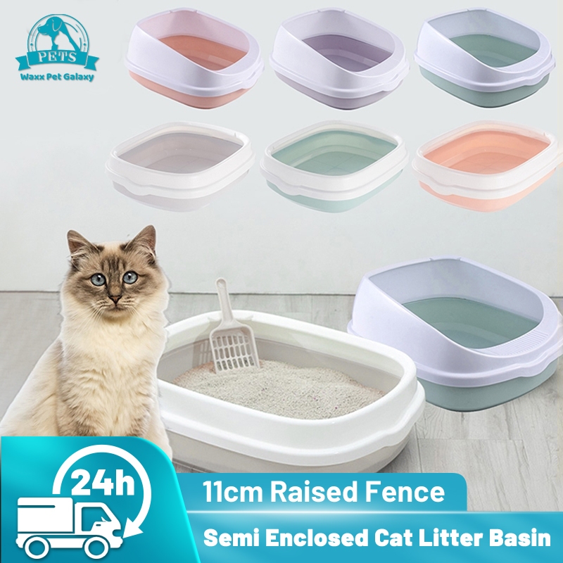 Cat Litter Box Large With Scoop Kitten Litter Box Cat Toilet ...