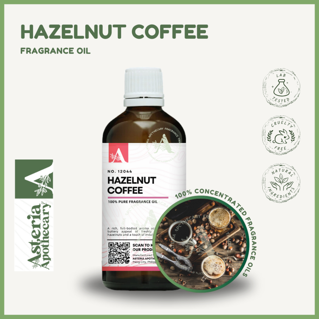 Hazelnut Coffee Fragrance Oil (30ML & 100ML) for Soap, Candles
