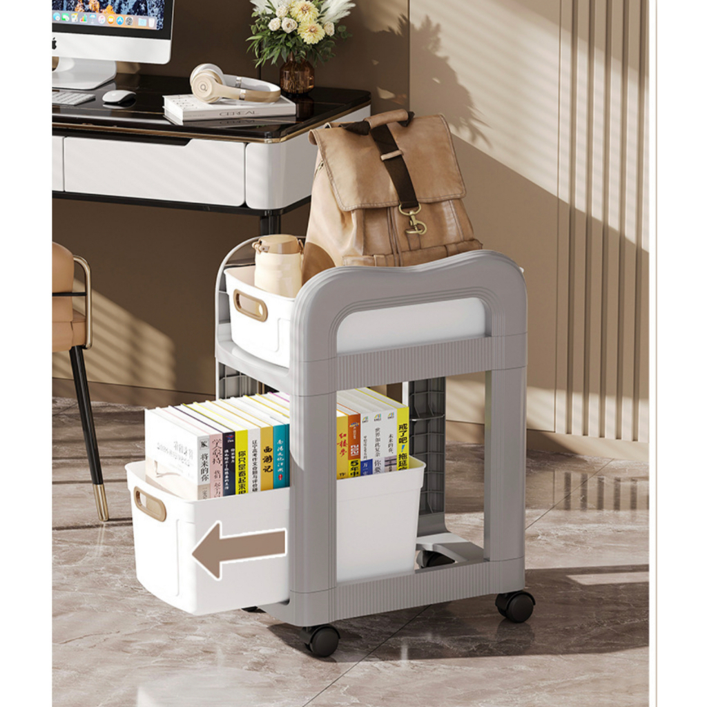 37cmLayered rack organizer Book shelf Study & Office Drawer Unit ...