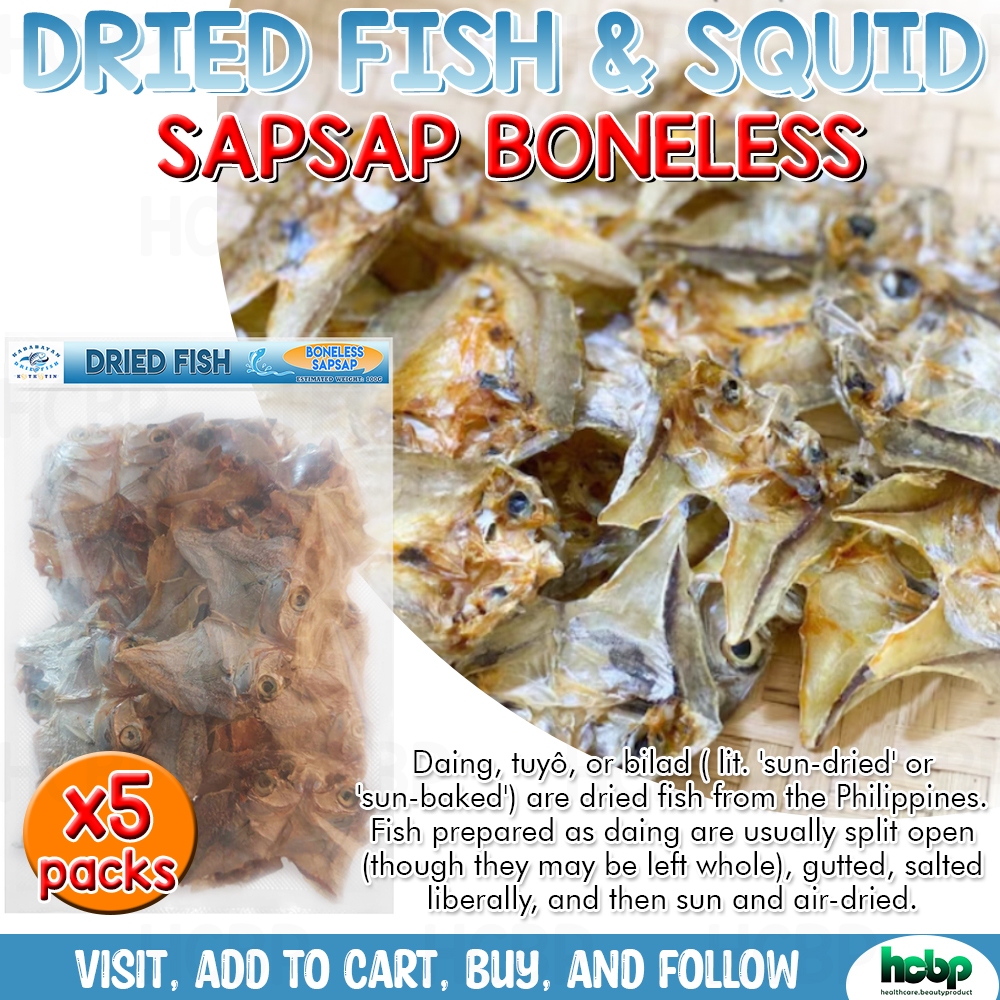 Dried Fish Sapsap Boneless 500g / 1kg Dried Sapsap / Gourmet Dried Fish ...