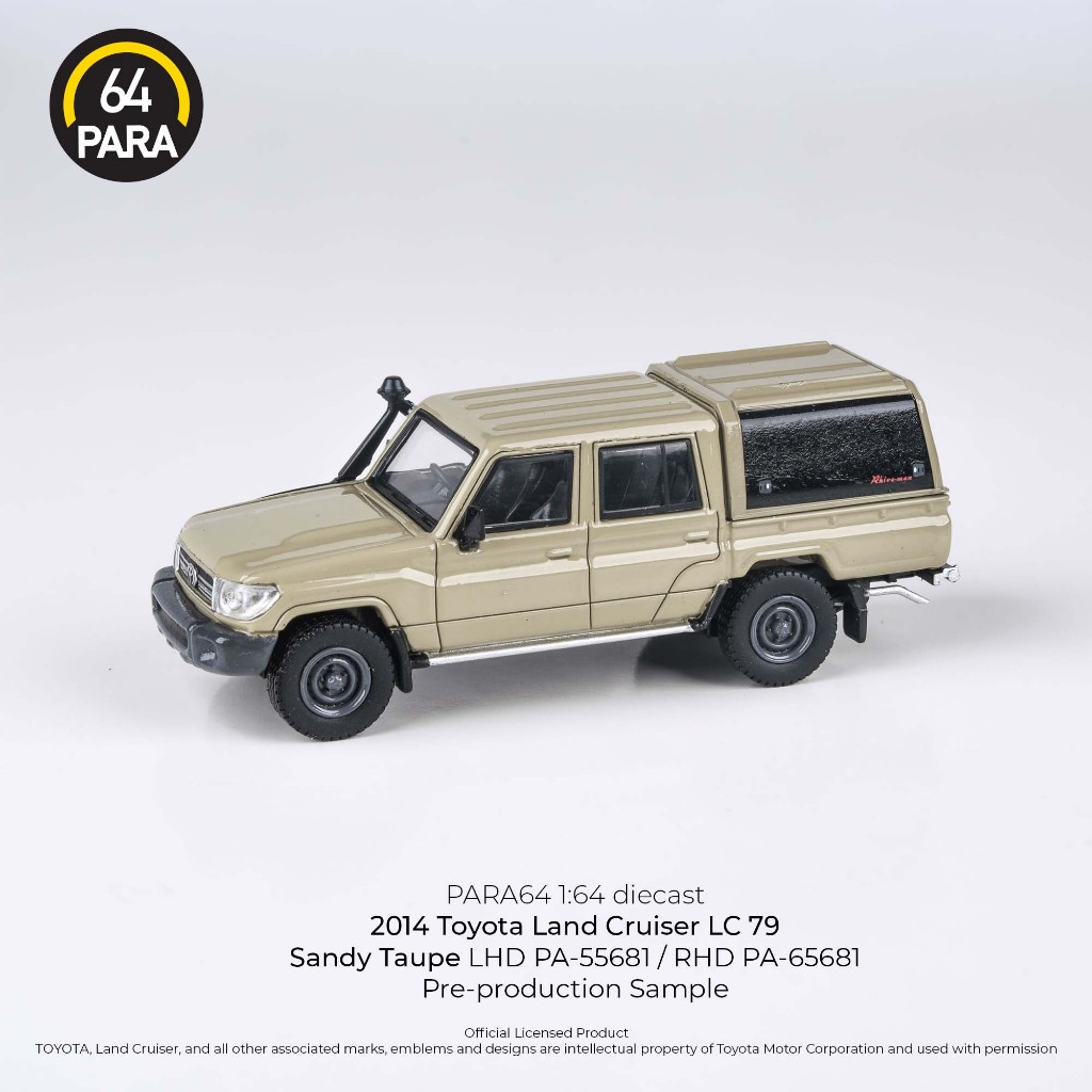 1/64 Para64 Toyota Land Cruiser LC79 Pickup Diecast Scale Model Toy Car ...