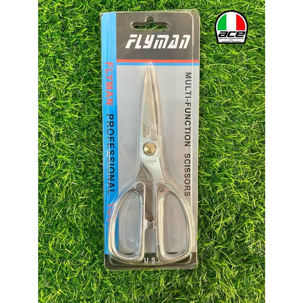 FLYMAN Multi Purpose Scissors Stainless Steel | Shopee Philippines