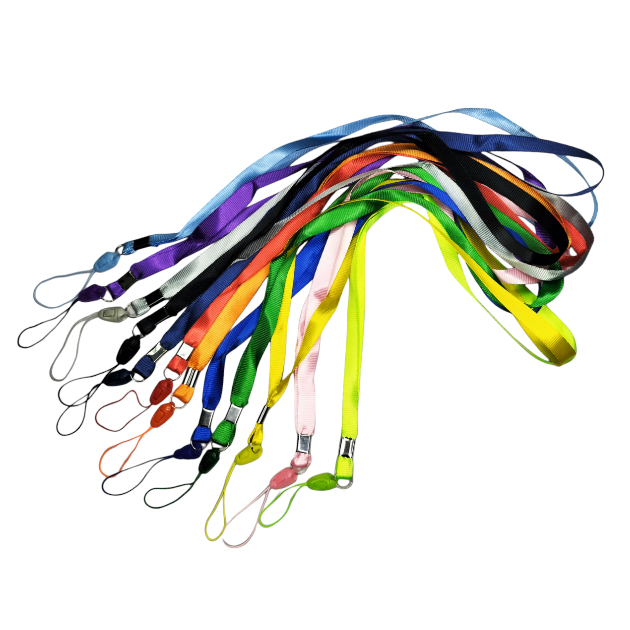 1piece ID Lace Glossy with rope holder 53.5 x 1 cm Lanyard ID Holder ...