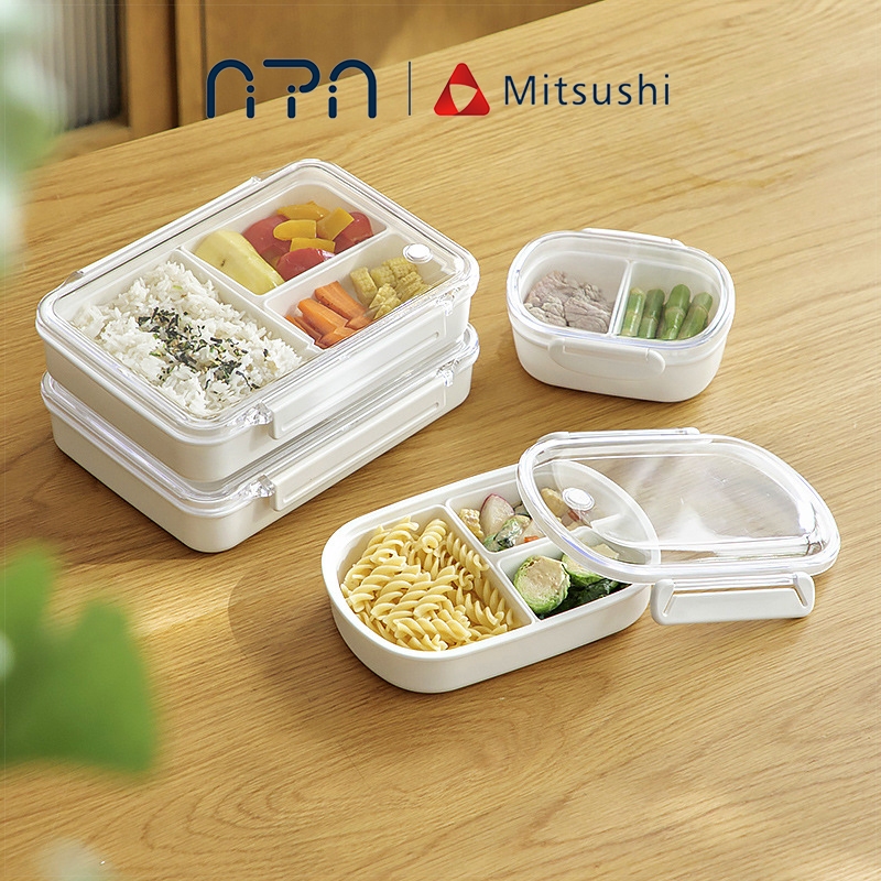 Nipiin Lunch Box Bento Box Microwave Safe Refrigerator Box Salad Fruit ...