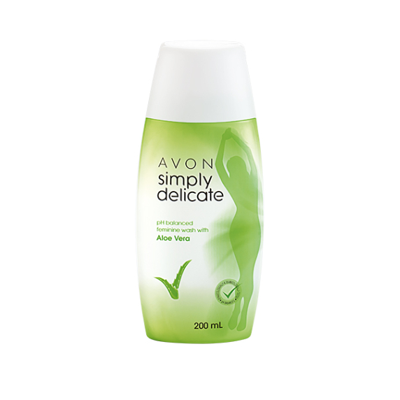 Avon Simply Delicate feminine wash 200 ml pH-Balanced - Cherry blossom ...