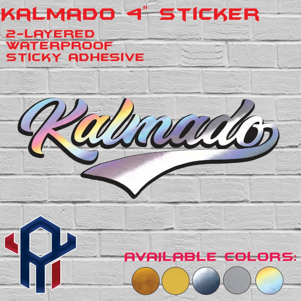 kalmado double-layer yayamanin machine cut waterproof sticker | Shopee ...