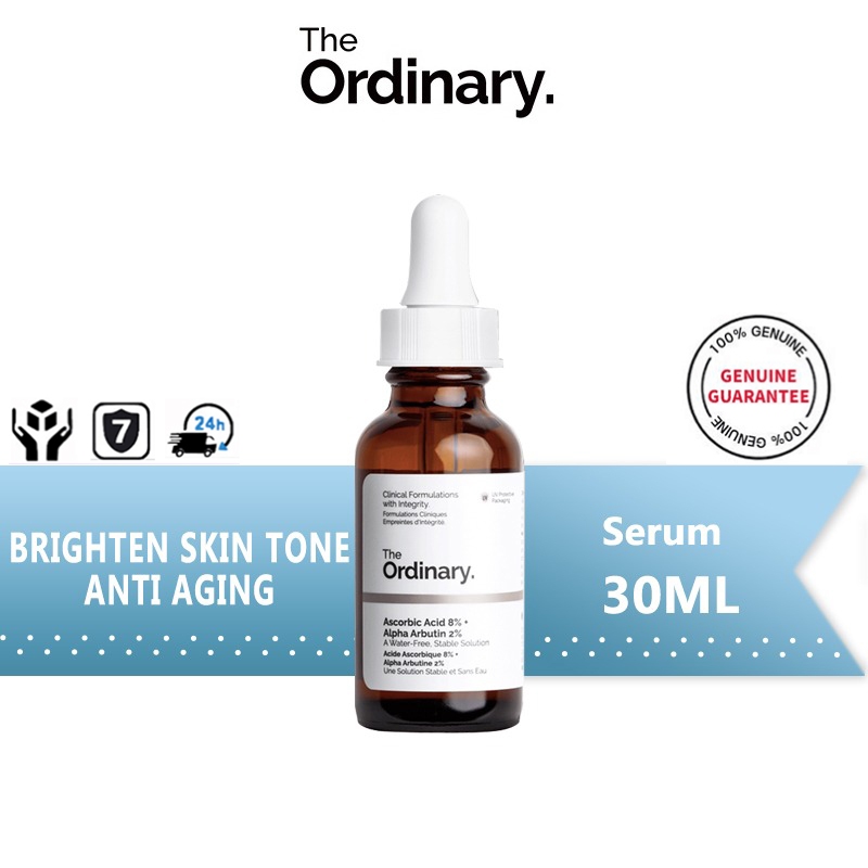 The Ordinary Ascorbic Acid 8% + Alpha Arbutin 2% Solution Antioxidant ...