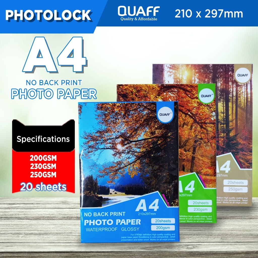 photo paper a4 - Best Prices and Online Promos - Jul 2026 | Shopee ...