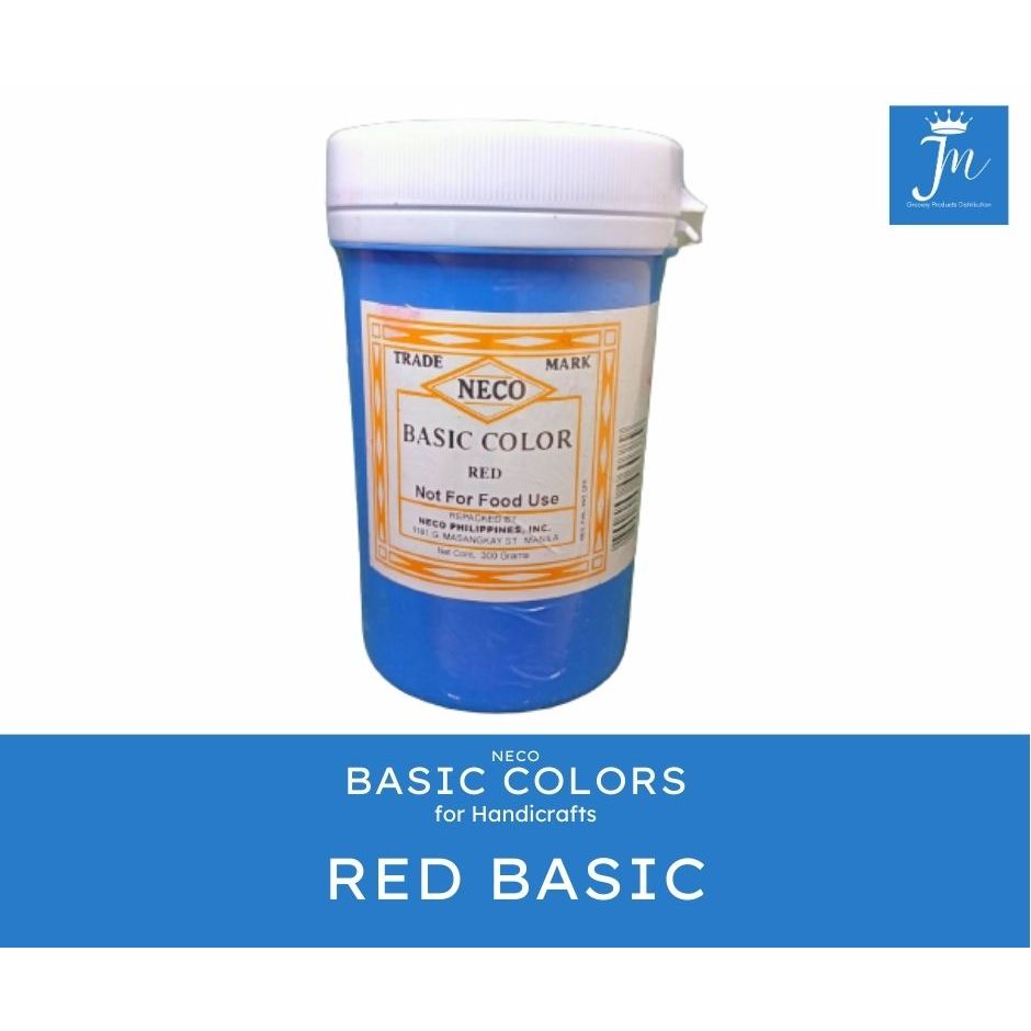 NECO Red Basic Color, 300gms Used in Handicrafts, NOT for food use ...