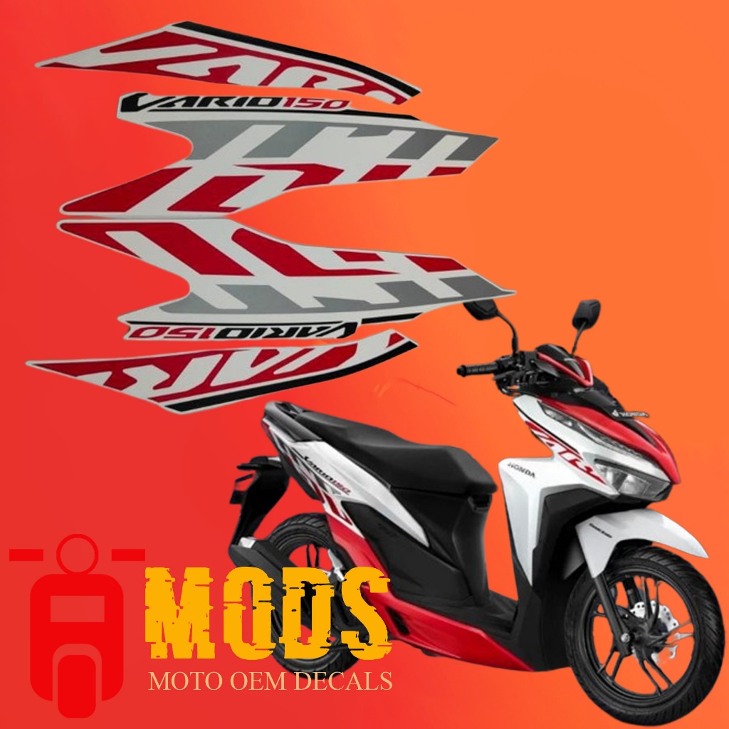 HONDA CLICK 150i V2 WHITE Stock Decal/Sticker Shopee Philippines