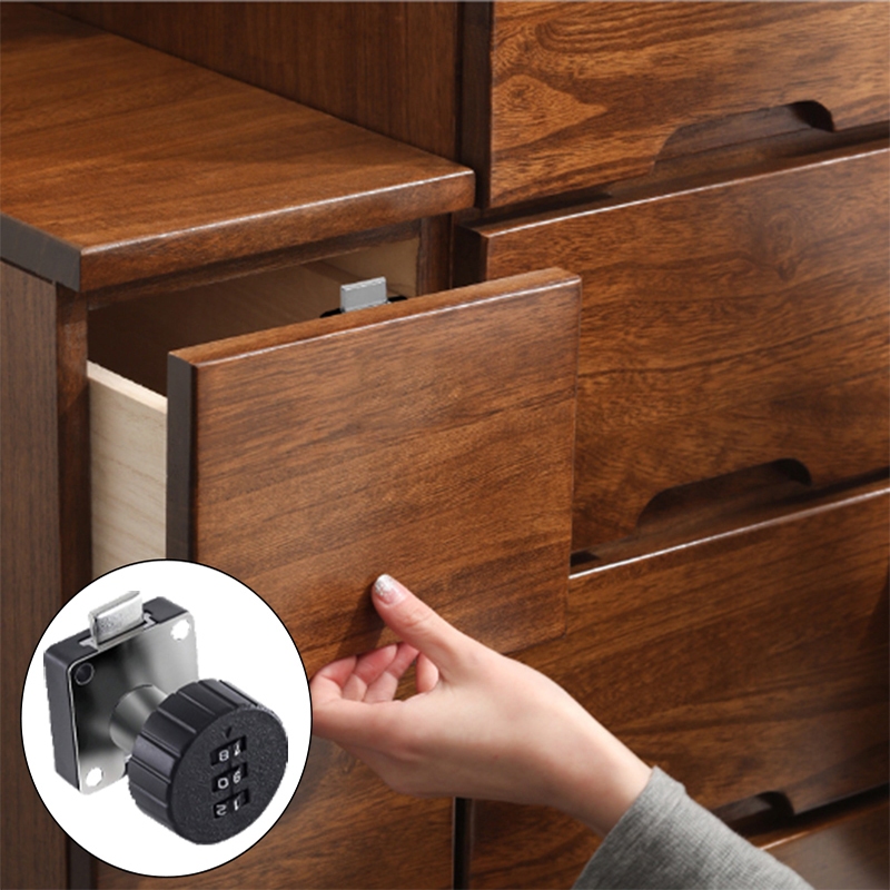 Security Password Lock 3 Digit Combination Drawers Lock | Shopee ...