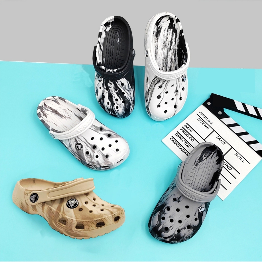 Crocs Fashion Mixtz Color Sandals for Men and Women Non-slip