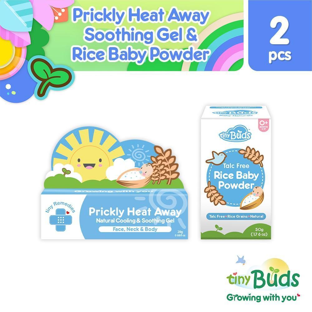 Tiny Remedies Prickly Heat Away Natural Soothing Gel 20g with Rice Baby ...