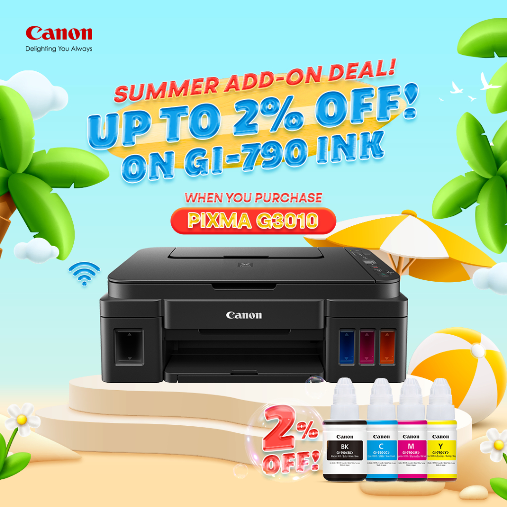 Canon G3010 Refillable Ink Tank System | Shopee Philippines