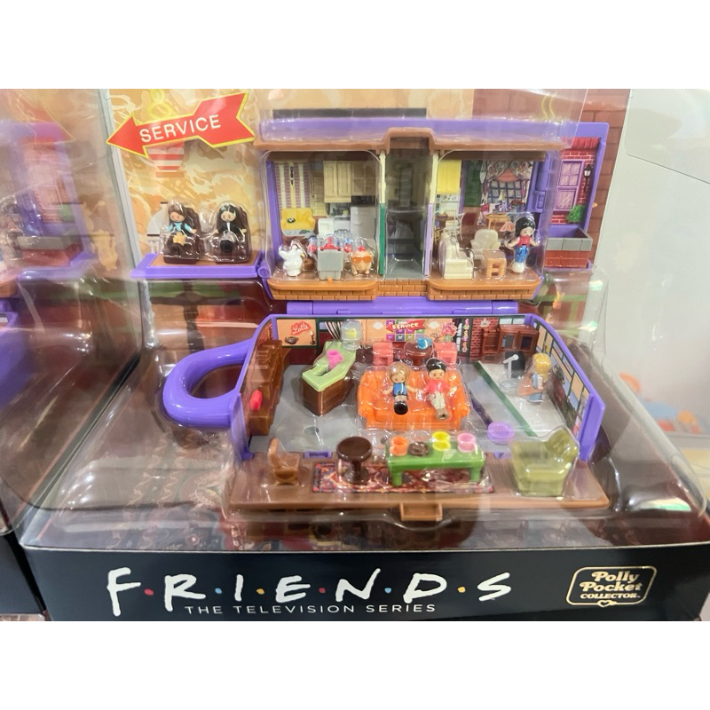 Polly Pocket Playset FRIENDS Compact Central Perk (dented box) | Shopee ...