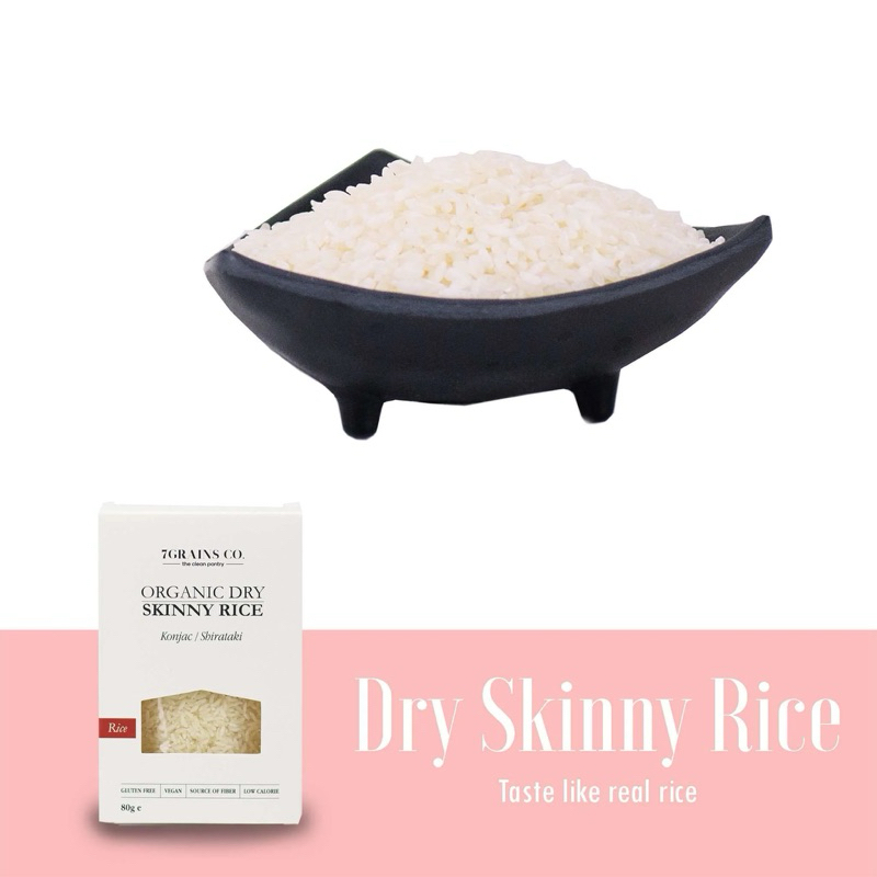 7Grains Organic Dry Skinny Rice 80g | Shopee Philippines