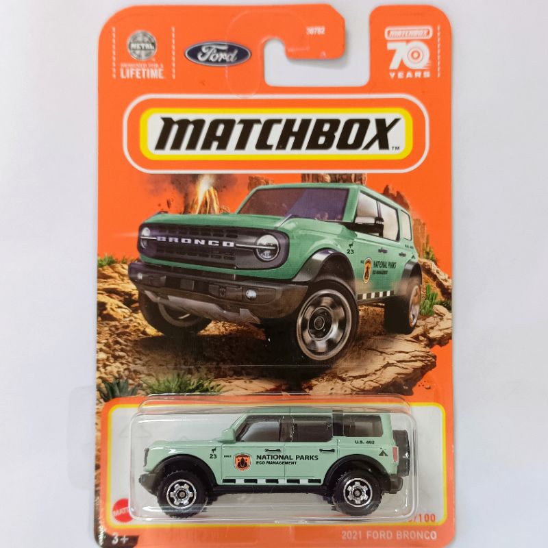 Matchbox 2021 Ford Bronco (national parks edition) | Shopee Philippines