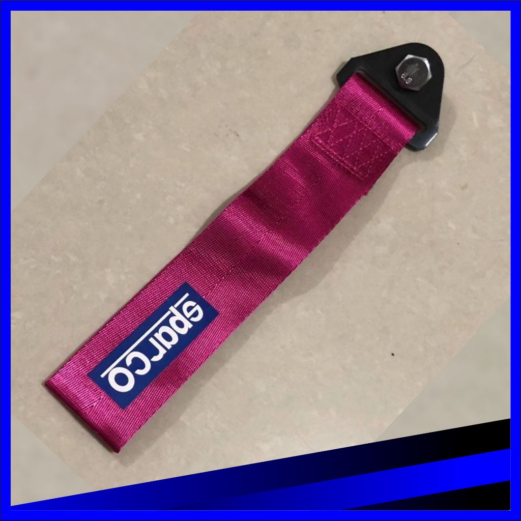 thumbnail image 2 of Unique Bargains Red Car Replacement Front Bumper Trailer Belt Strap Towing Hook For Bmw 2 of 13