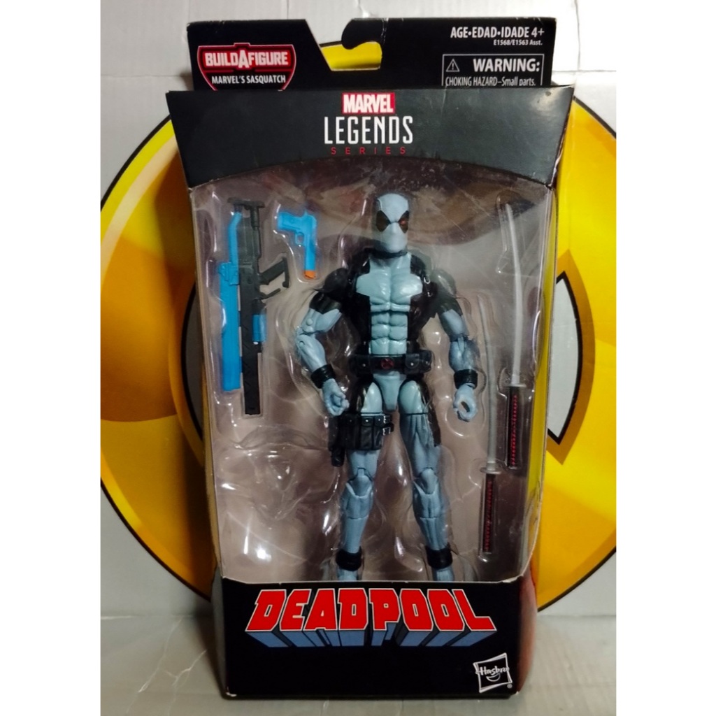 Marvel Legends Deadpool Sasquatch wave Gray Deadpool X force KLB action ...