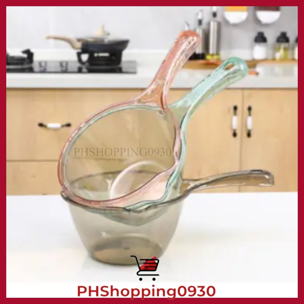 Japanese Water Dipper Clear Tabo Aesthetic Transparent Scooper Bathroom ...