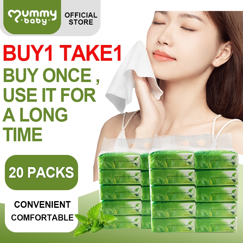 Buy 1 Take 1 Tissue 4-Ply Facial Tissue toilet paper tissue | Shopee ...