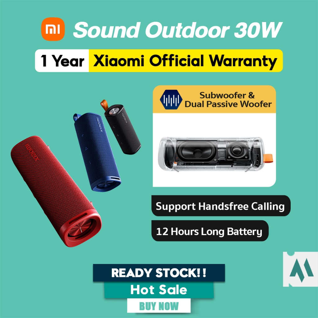 Xiaomi Sound Outdoor 30W Wireless Bluetooth 5.4 Speaker True Wireless