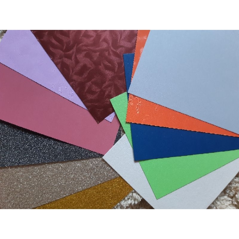 ZEVI | 60pcs (4.25x5.5in) Asstd Color Glitter/Specialty Cardstocks ...