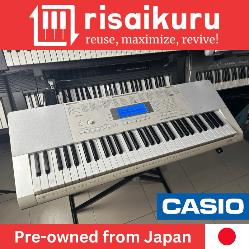 Casio LK-221 Piano Keyboard Organ 61 Keys Semi Weighted Touch  
