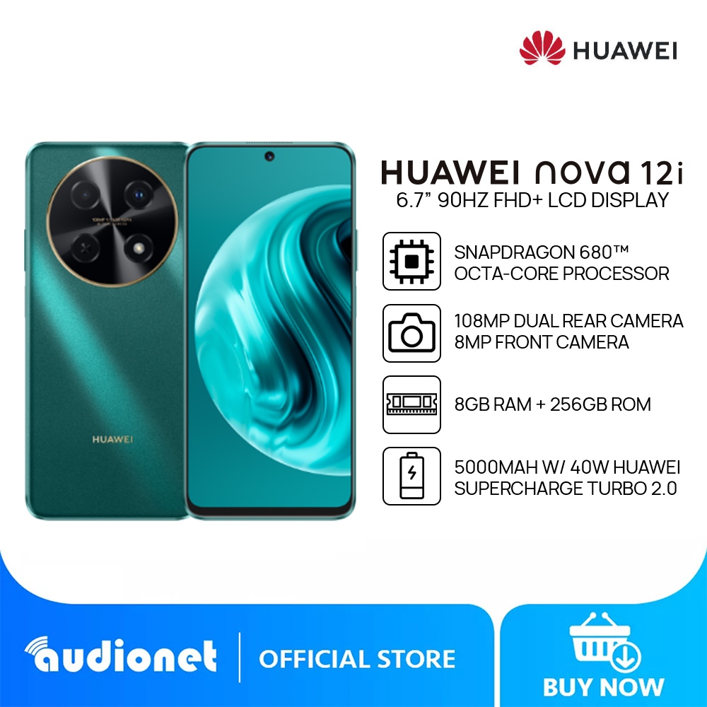 Huawei Nova 12i Smartphone | 8GB + 256GB | Snapdragon 680 | 6.7” 90Hz ...