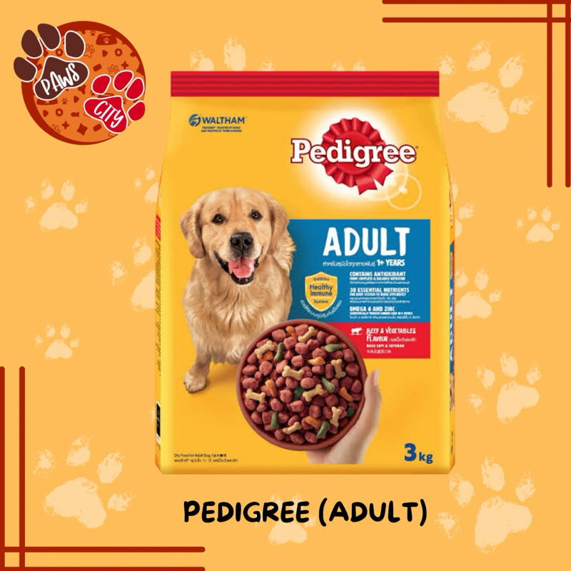 Pedigree Dog Dry Food Adult Trial Pack (Repacked 500g/1kg - Vacuum ...