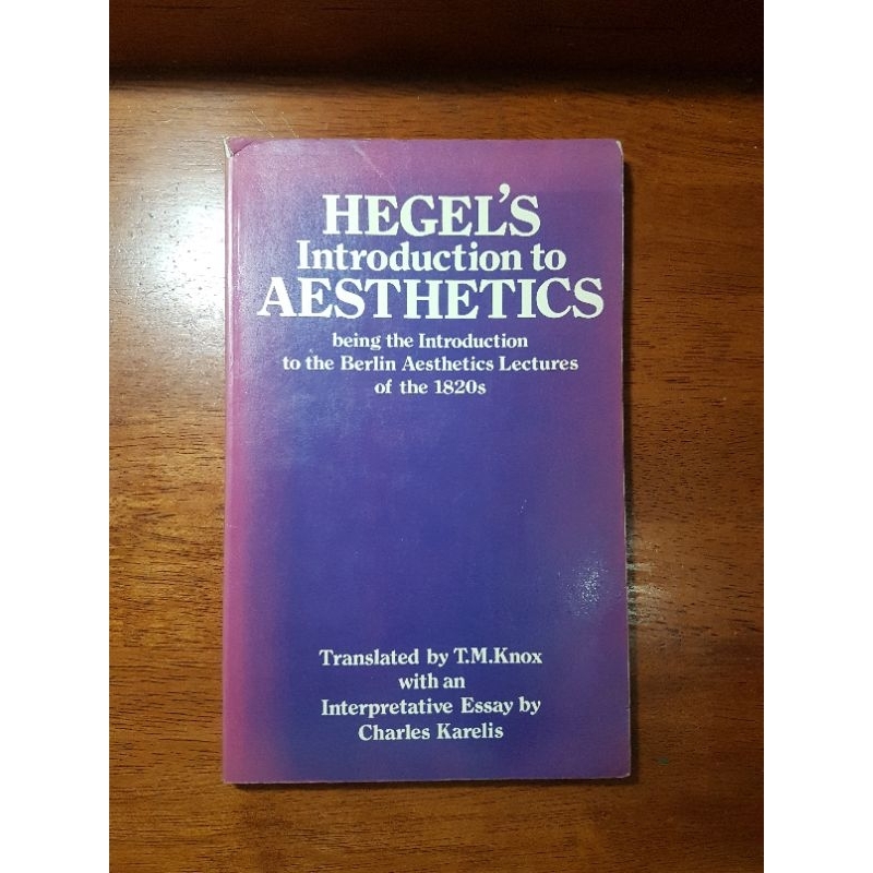 Introduction to Aesthetics by Hegel | Shopee Philippines