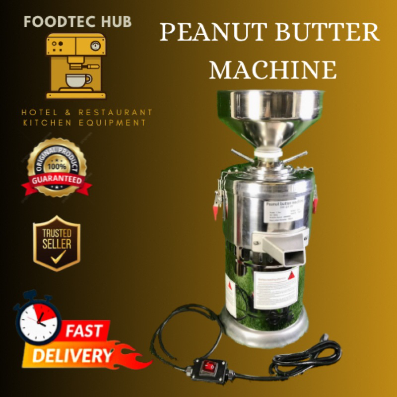 Peanut Butter Maker Tahini Walnut Sauce Almond Paste Machine 1.5HP ...