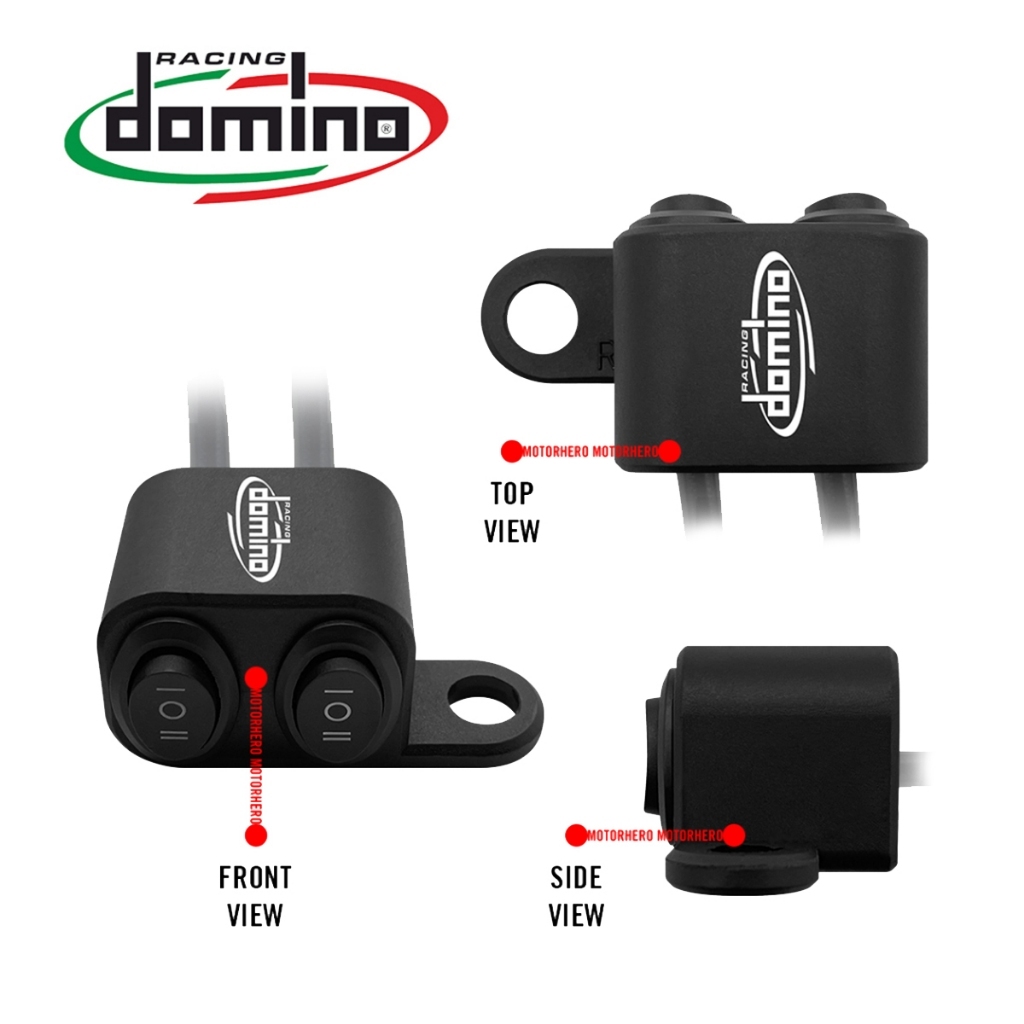 Rider Motorcycle Domino Dual Mini Driving Light Switch 3 Way Switch ...