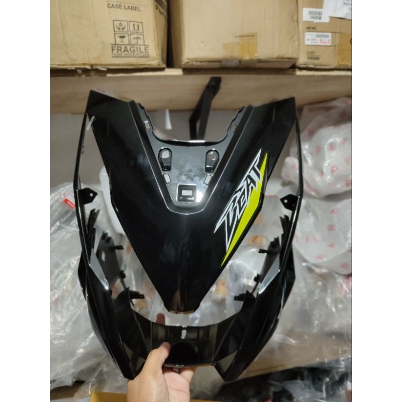 Cover Set front Beat fi v2, Glossy Black/Green sticker, Honda Genuine ...