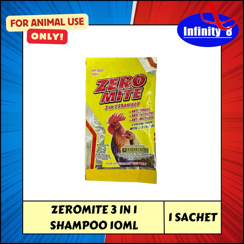 Zero Mite 3 in 1 shampoo 10ml (1 pc) Shopee Philippines